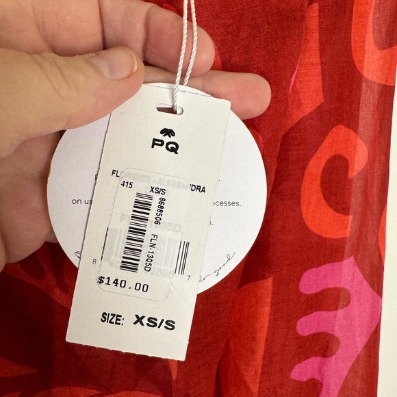 PQ Swim Florence Alessandra Maxi Dress, NWT, Size XS/S, swim cover up - Picture 13 of 16